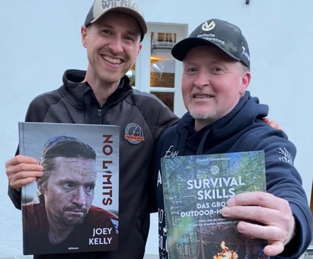 Dominik Knausenberger und Joey Kelly veranstalten gemeinsam Survival Trainings.